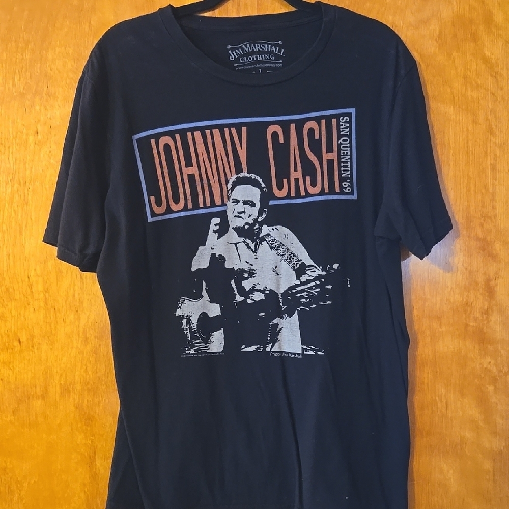 Johnny Cash Graphic T-Shirt - Black